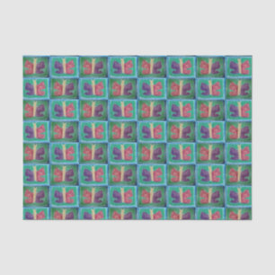 Papier Mousseline Papillon coloré Filtres Half Drop