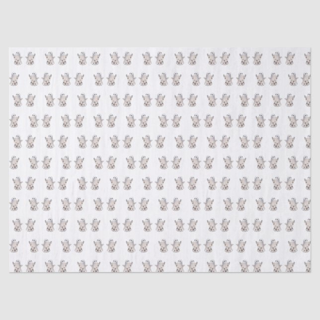 Papier Mousseline Papillon fantôme Halloween (Recto)
