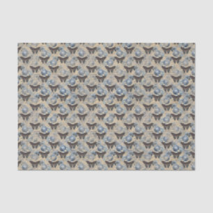 Papier Mousseline Papillon floral vintage