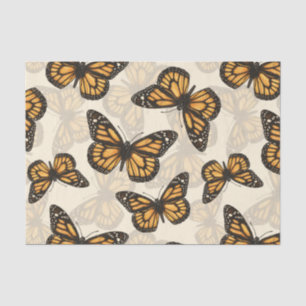 Papier Mousseline Papillon monarque
