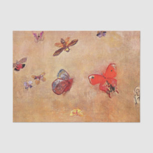 Papier Mousseline Papillons (2) par Odilon Redon