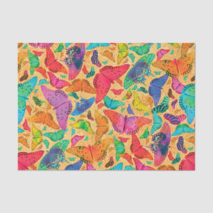 Papier Mousseline Papillons d'été de Flutterby multicolores
