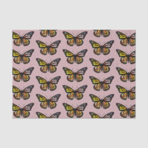 Papier Mousseline Papillons Motif d'aquarelle cadeau