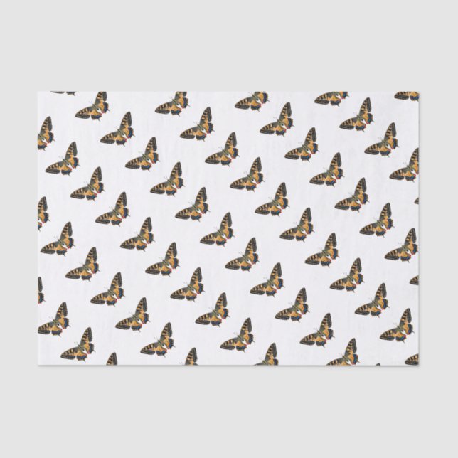 Papier Mousseline Papillons personnalisés Vintages (Recto)