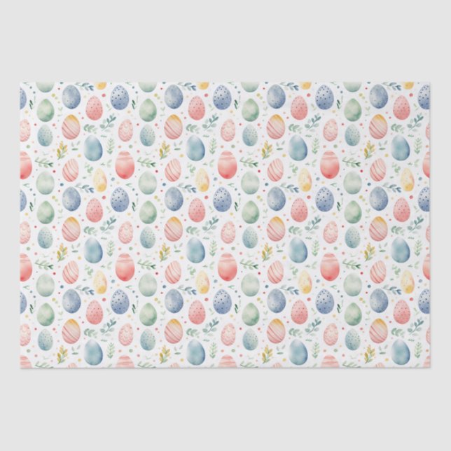 Papier Mousseline Pâques Egg Pastel Serenade (Recto)