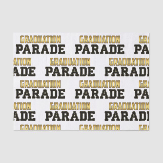 Papier Mousseline Parade Conduite Par Graduation (Recto)