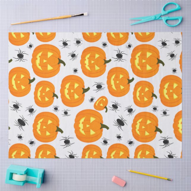 Papier Mousseline Parade des citrouilles d'Halloween (Artisanat)