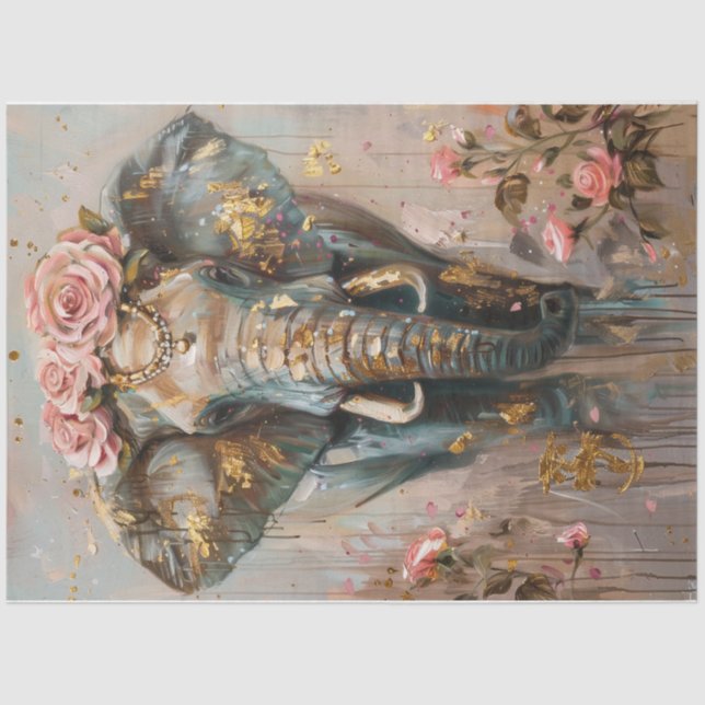 Papier Mousseline Paradis parfait (Recto)