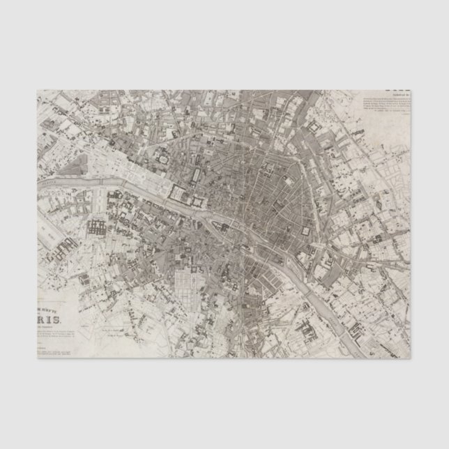 Papier Mousseline Paris (Recto)