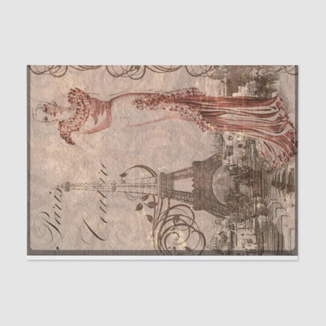 Papier Mousseline Paris vintage (Recto)