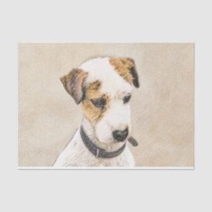 Papier Mousseline Parson Jack Russell Terrier Peinture - Chien Art