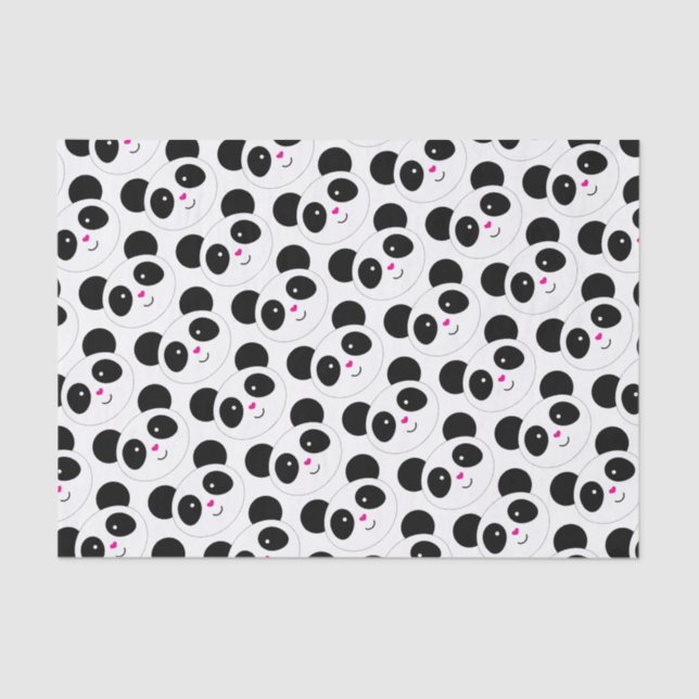 Papier Mousseline Parti Panda (Recto)