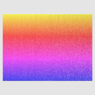 Papier Mousseline Parties scintillant arc-en-ciel Texture Découpage