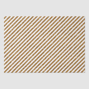 Papier Mousseline Parties scintillant d'or rayé