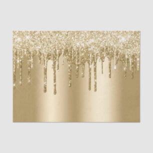 Papier Mousseline Parties scintillant Glitzy Gold Sparkle Drithday