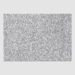 Papier Mousseline Parties scintillant Glitzy Silver Faux
