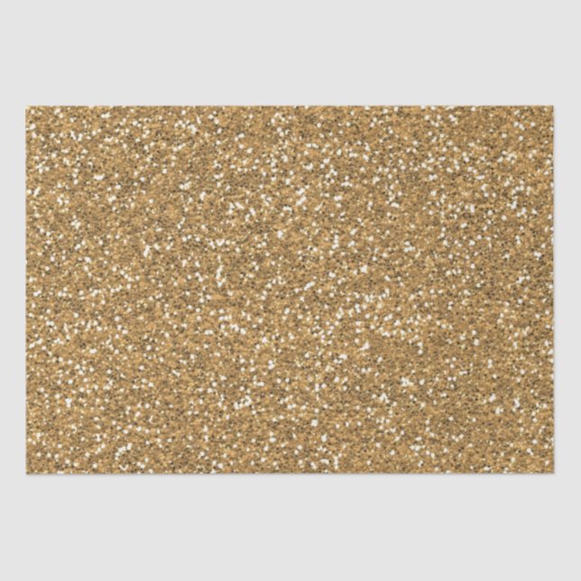 Papier Mousseline Parties scintillant Gold Faux (Recto)