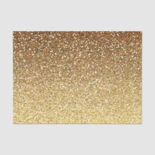 Papier Mousseline Parties scintillant Gold Faux Ombre
