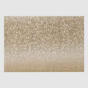 Papier Mousseline Parties scintillant Gold White Glam