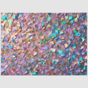 Papier Mousseline Parties scintillant Moderne Opal Collection Hologr