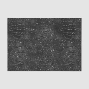 Papier Mousseline Parties scintillant noire Faux Zebra Stripes