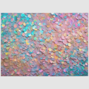 Papier Mousseline Parties scintillant Opal Holographie Collection mo