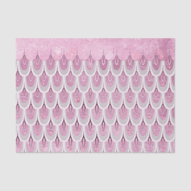 Papier Mousseline Parties scintillant rose brillant - Balances de po (Recto)