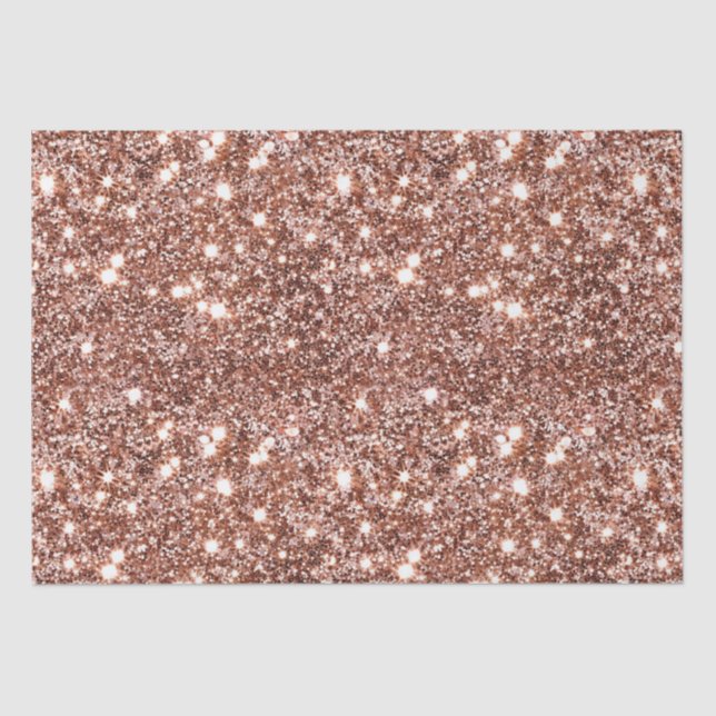 Papier Mousseline Parties scintillant rose Gold Glam (Recto)