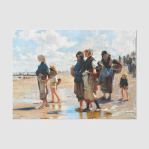 Papier Mousseline Partir à la pêche par John Singer Sargent