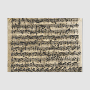 Papier Mousseline Partition or Vintage