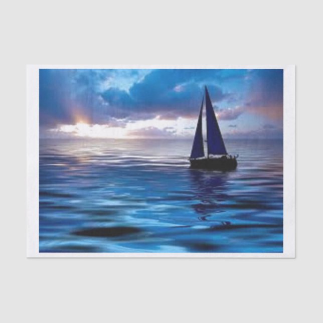 Papier Mousseline Partons naviguer (Recto)