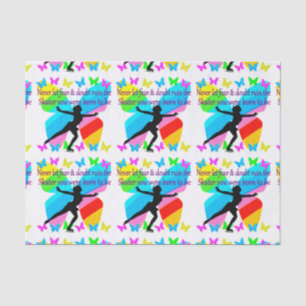 PAPIER MOUSSELINE PAS DE PEUR JUSTE FAITH FIGURE SKATER