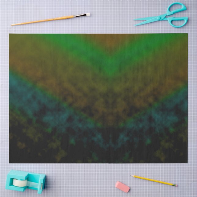Papier Mousseline Passage Umbergreen (Artisanat)