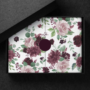 Papier Mousseline Passions changeantes Motif dramatique de rose po