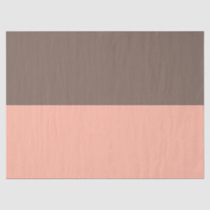 Papier Mousseline Pastel Brown et Pale Red
