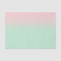 Pastel esthétique Muet Gradient Rose Mint Vert