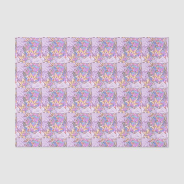 Papier Mousseline Pastel Lily Love (Recto)