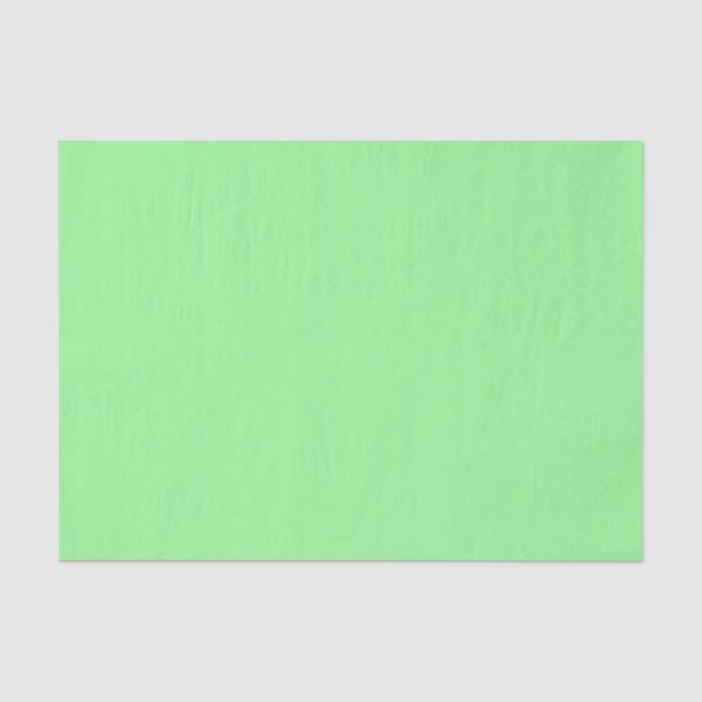 Papier Mousseline Pastel Mint couleur solide | Classique | Élégant (Recto)