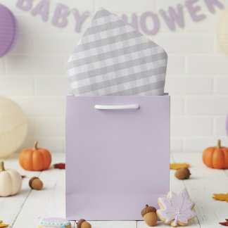 Papier Mousseline Pastel neutre entre les sexes En vichy violet et g