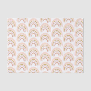 Papier Mousseline Pastel Pink & Faux Parties scintillant Rainbow Boh