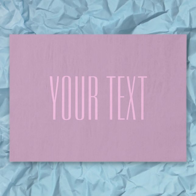 Papier Mousseline Pastel Purple & Pink clair | Texte modifiable mode (Créateur téléchargé)