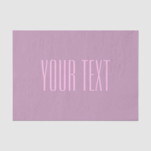 Papier Mousseline Pastel Purple & Pink clair   Texte modifiable mode