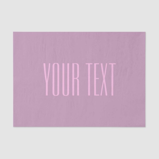 Papier Mousseline Pastel Purple & Pink clair | Texte modifiable mode (Recto)