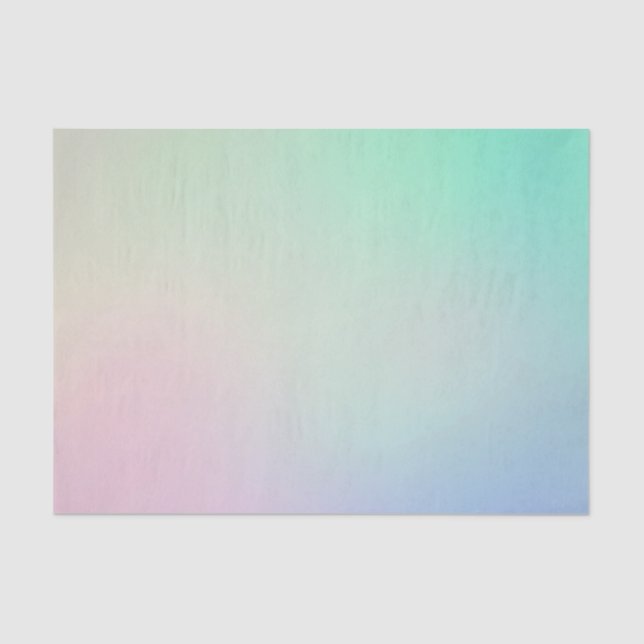 Papier Mousseline Pastel Rainbow Colors Abstrait Blur Gradient Ombre (Recto)