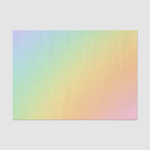 Papier Mousseline Pastel Rainbow Ombre Gradient Blur Abstrait Design