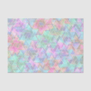 Papier Mousseline Pastel Star de David Motif