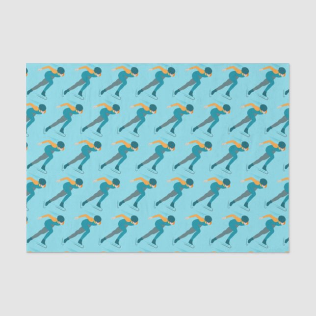 Papier Mousseline Patinage de vitesse (Recto)