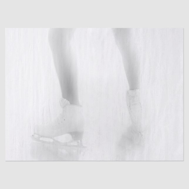 Papier Mousseline Patinage sur glace (Recto)