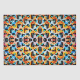 Papier Mousseline Patins à rouleaux Papier Tissu d'art africain