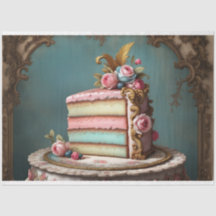 Pâtisserie Pastel Rococo tranche 2 papier décolpag